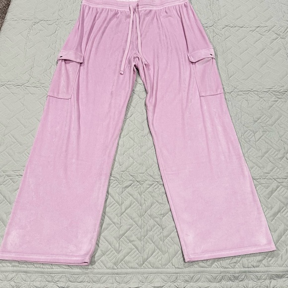 Juicy Couture Pants - Juicy Couture Pastel Pink Velour Lounge Pants